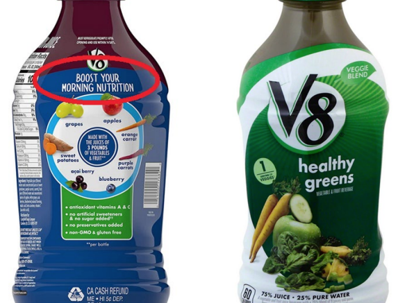 Some V8 Juices Are Filled With Sugar